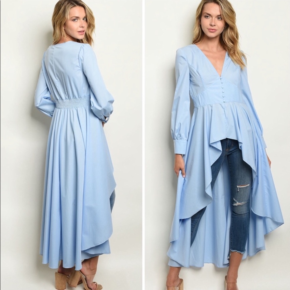 🌸INA Gorgeous Hi-Low Duster Blouse